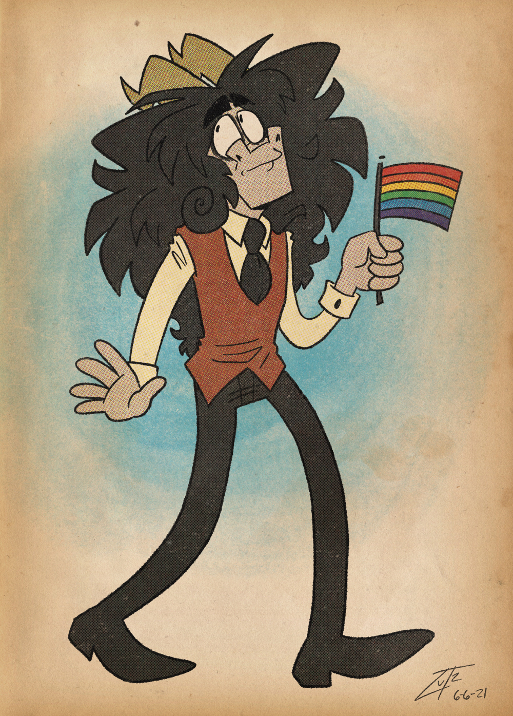 Gideon celebrates his existence instead of wanting to end it.